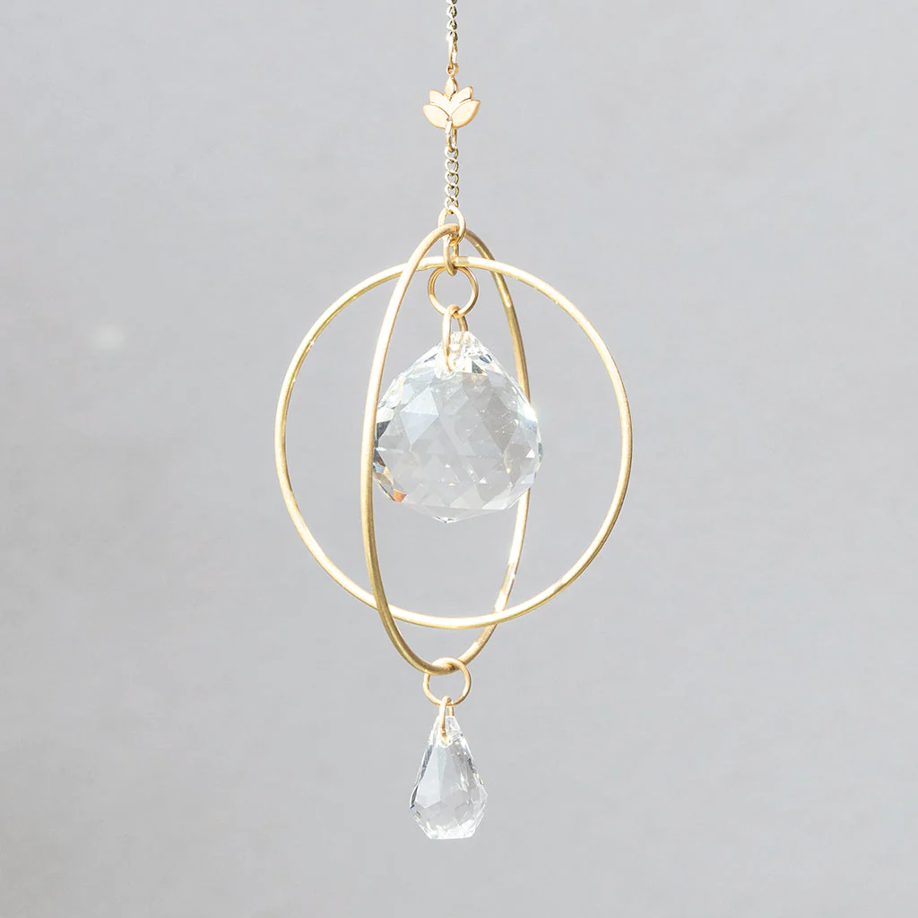 Mini Suncatcher - Lotus / Strength